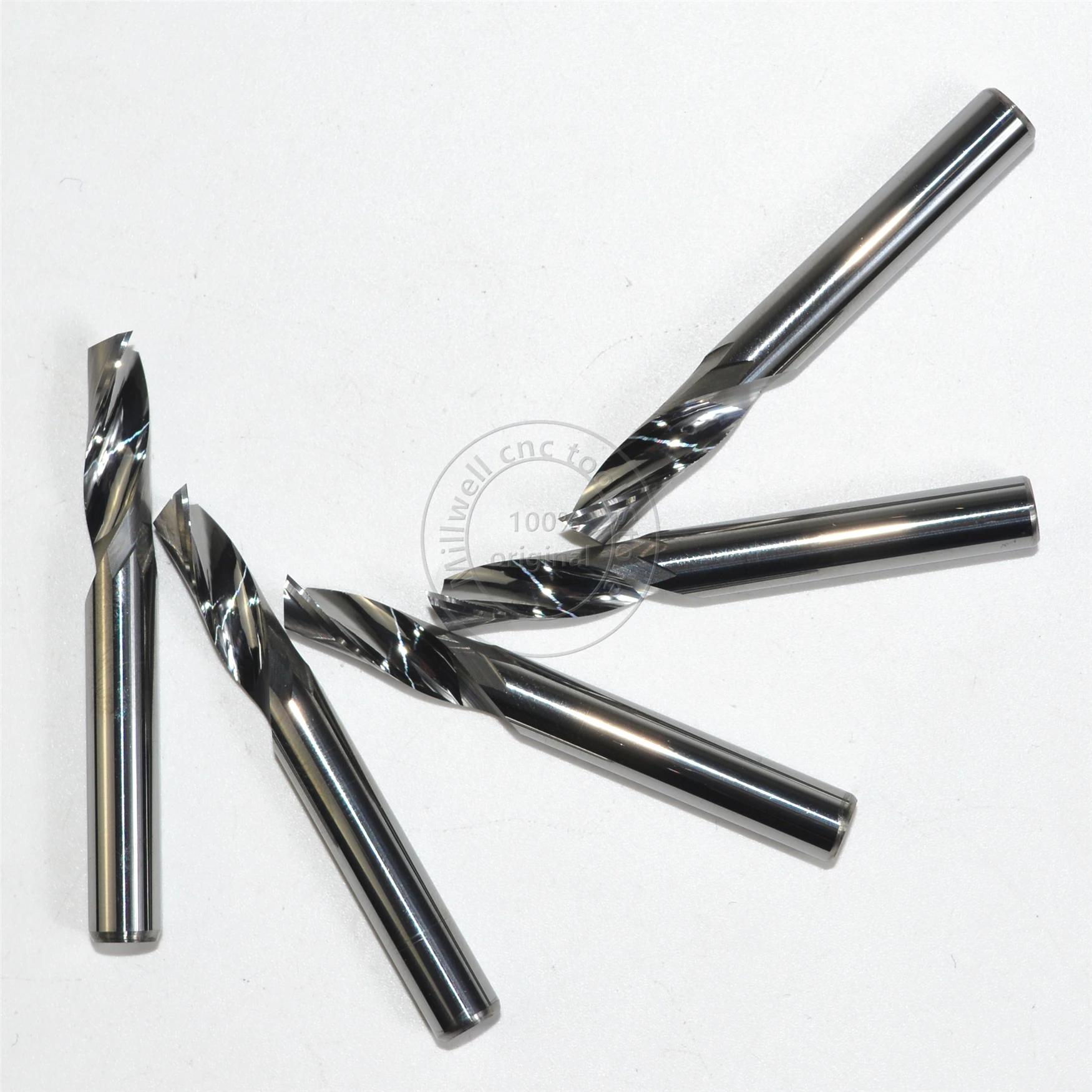 Фреза для фрезерного станка с ЧПУ твердосплавная алюминиевая фреза 1 флейта ПВХ