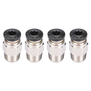 Пневматические разъемы PC4-01 для 3D принтера, HOTEND, J-head, 3D V6, дистанционный разъем для головки, фоторазъем, 3 мм1,75 мм, Teflonto Tube, 2 шт.