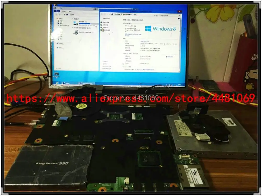Для Dell XPS M1530 материнская плата для ноутбука CN 0F125F PGA478 DDR2 965PM 100% полностью