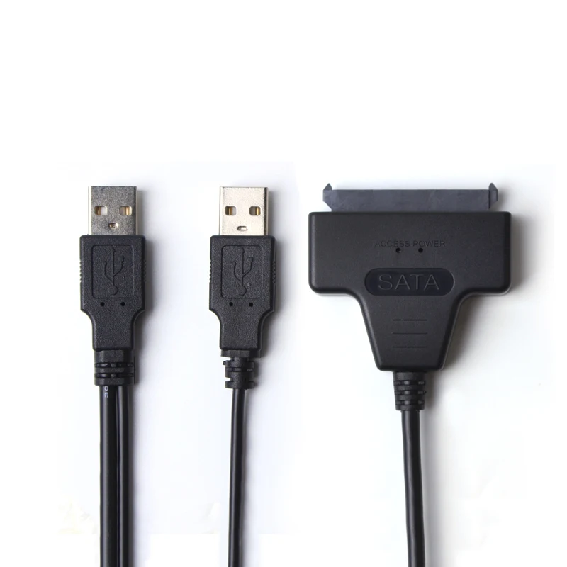 Кабель-конвертер USB 2 0 в SATA 22pin адаптер Кабели внешний жесткий диск для 5-дюймового