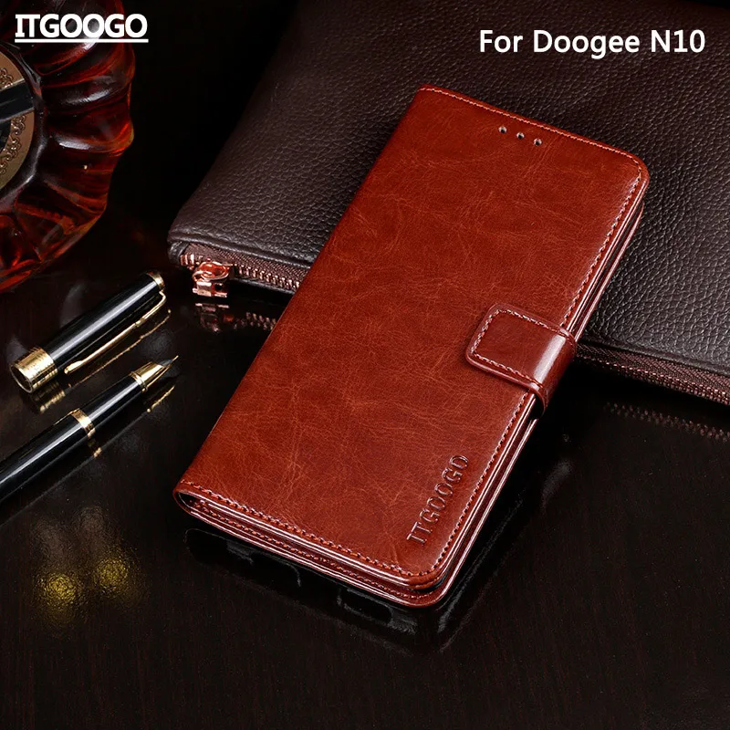 

Case For Doogee N10 Case Cover High Quality Flip Leather Case For Doogee Y7 Cover Capa Phone bag Wallet Case