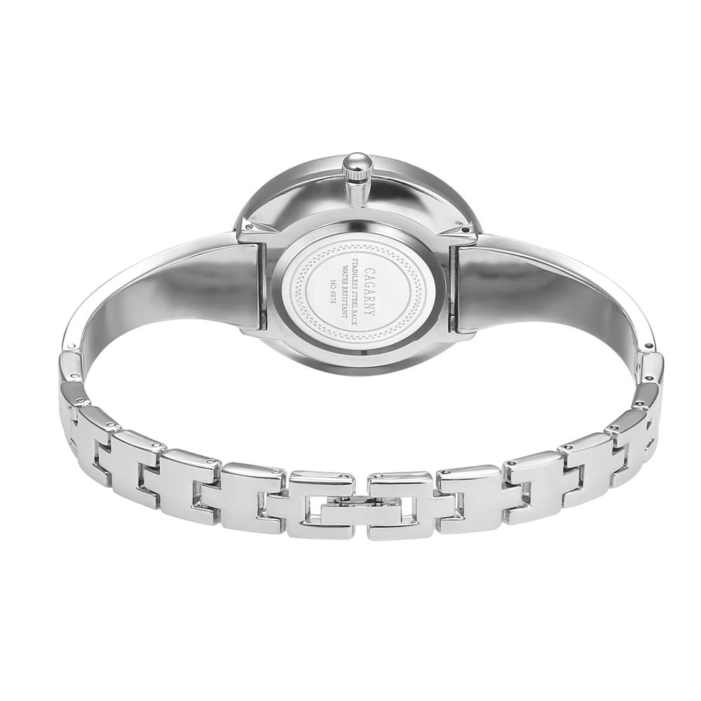 Cagarny Rose Gold Bracelet Watch Women Quartz Watches Ladies Top Brand Luxury Wrist Watch Girl Clock Minimalist Relogio Feminino