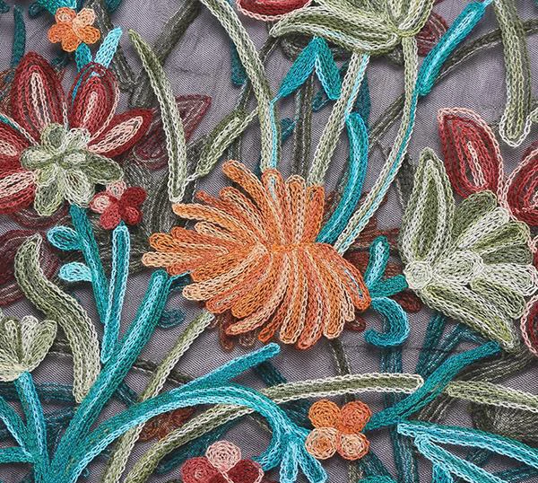 2018 Новая женская футболка стереоскопическая с вышивкой Сетка прозрачные женские