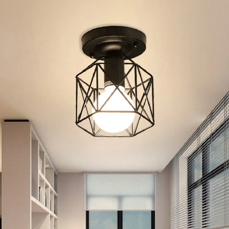 

Geometric Aisle Entrance Lights Porch Corridor Balcony Hallway Ceiling Light E27 Bulb Indoor Lighting lampara techo