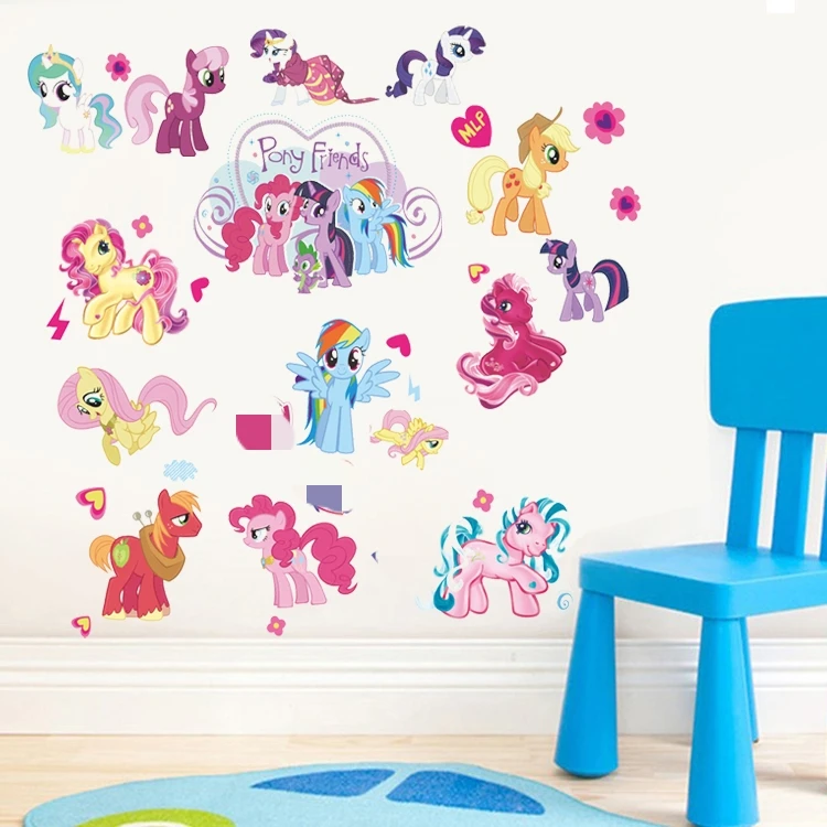 EWAYS My Cute Little Poni стикер на стену украшение комнаты инструмент для гостиной дома