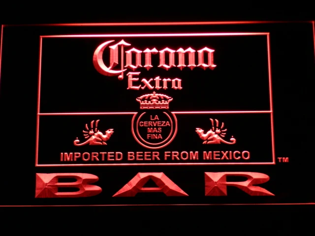 418 Corona Bar Beer Extra светодиодный неоновый знак с переключателем вкл/выкл 20 + цвета 5