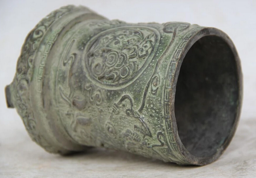Песня voge gem S2452 5 старая китайская династия дворец бронзовая круглая богатство