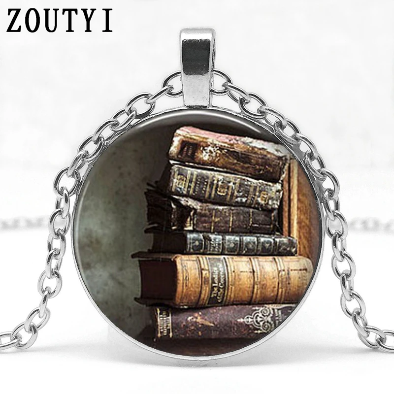 2018/Новая модная подвеска в виде старинных книг ожерелье винтажная книга