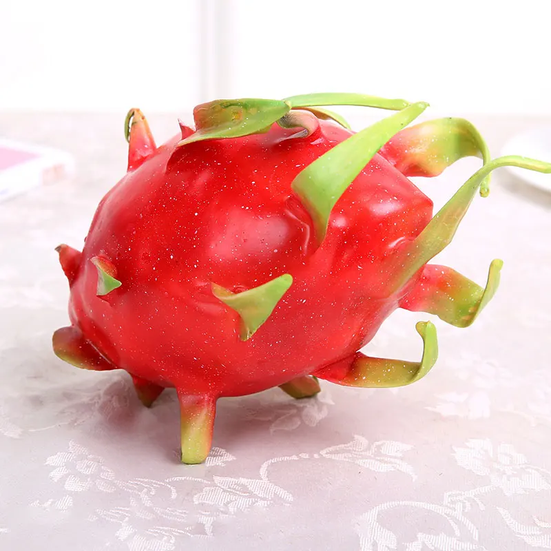 Erxiaobao High Quality Artificial Fruits Pineapple Pitaya Plastic Fake Fruit Home Indoor Decor Party Kitchen Decoration Toys - Цвет: 01 Pitaya