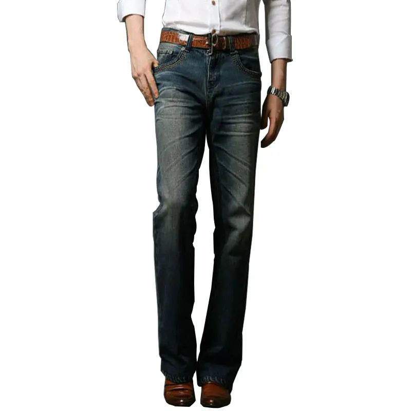 Новинка 2019 всесезонные мужские джинсы ботинки в стиле смарт кэжуал деловые