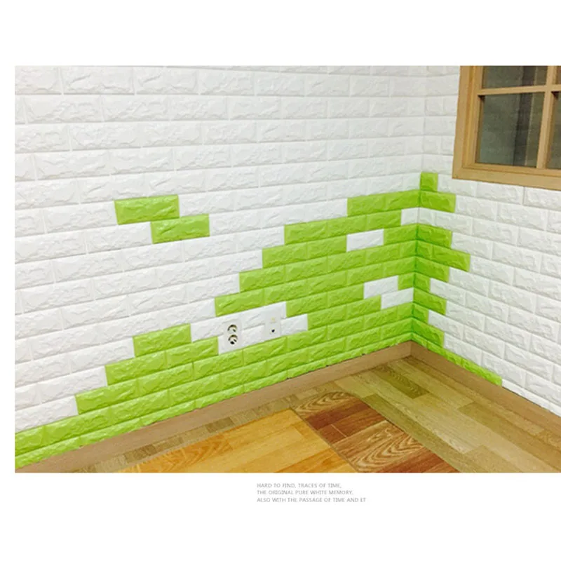 70x77 см DIY 3D светло голубые настенные наклейки PE Foam Safty домашний декор Обои