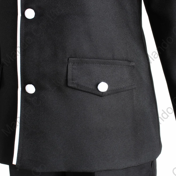 Комплект из 2 предметов для косплея черная японская школьная форма костюм