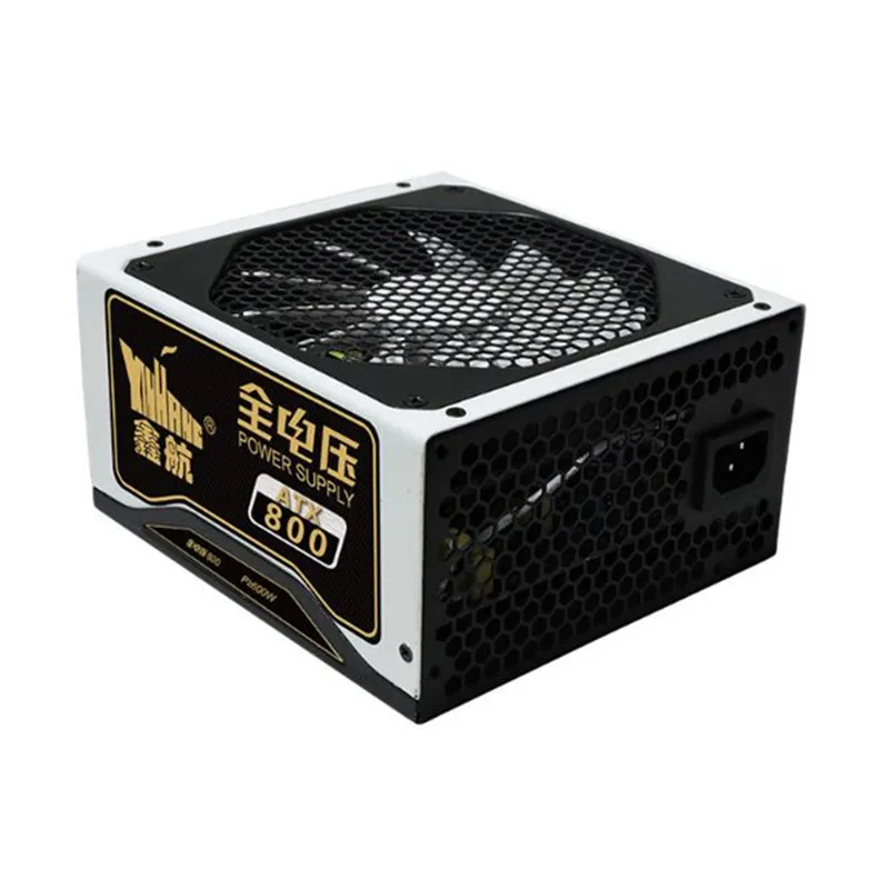 XINGHANG Silent 800 Вт ПК блок питания PSU игровой блок питания ATX шахтерский блок питания для ПК выключатель питания PSU 12 в активный PFC компьютер 110 В