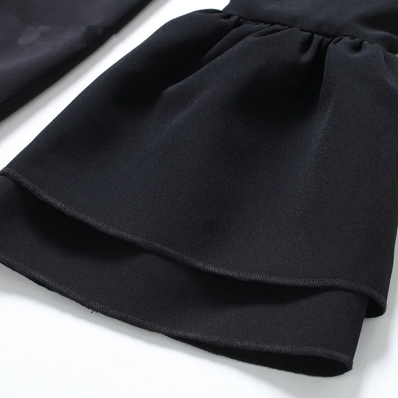 Женский блейзер с расклешенным рукавом пикантный белый V образным вырезом