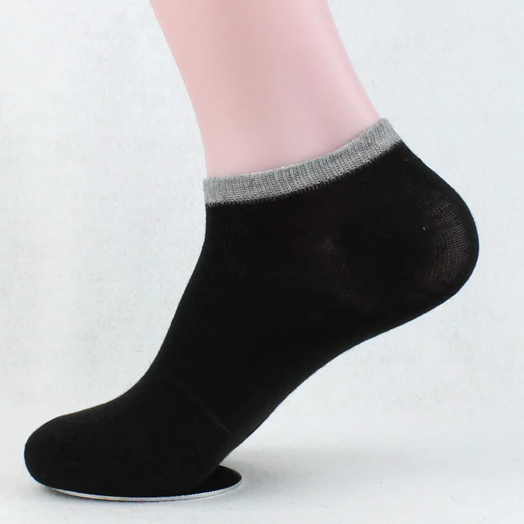 

Hot Sale Fashion Spring Summer Mens Invisible Socks Quality Polyester Cotton Breathable Fitted Casual Boat Sock Gifts For Men