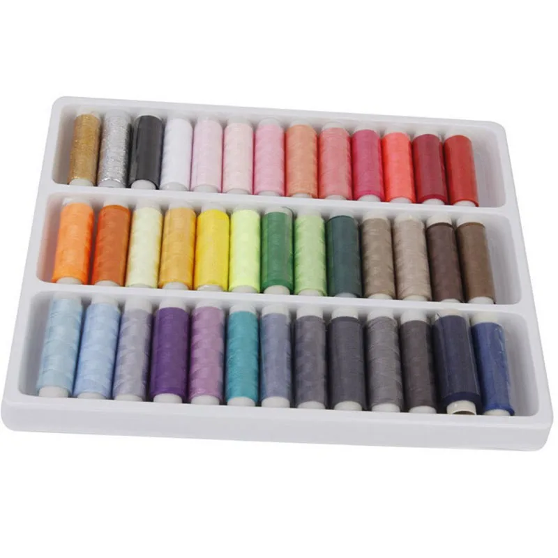 Colorful Sewing Thread Durable Threads For Hand Machines Spolyester Strong 39 Pcs/Set | Дом и сад