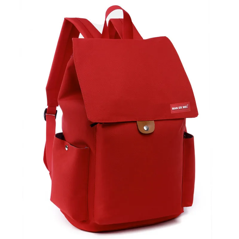 Shoulders Waterproof Student A Bag Leisure Travel laptop anti theft Backpack women mochila school bags for teenage girls - Цвет: Red (Melville Brand)