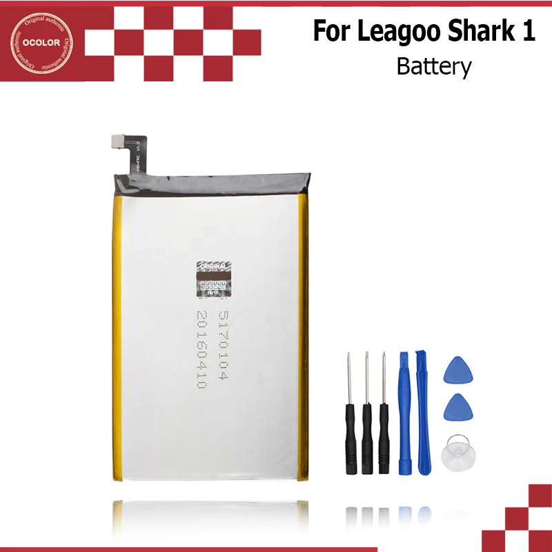 Ocolor 100% новый резервный аккумулятор для LEAGOO Shark 1 Аккумулятор 6000 мАч умный