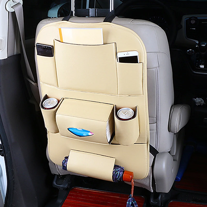Детский автомобильный Органайзер карманный защитный коврик для автокресла с