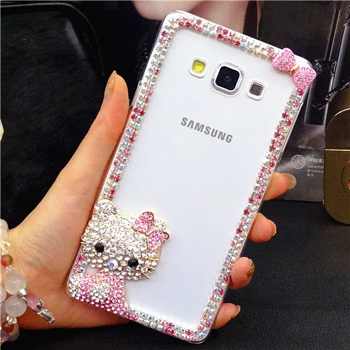 2018 Алмазный чехол для Iphone 4S 5C 6 plus 6s милый Блестящий 3D с котом Hello Kitty iPhone 7 8 plus| |