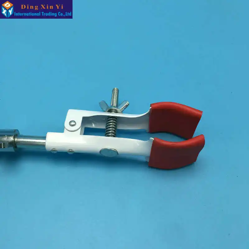 Зажим для колбы лабораторный металлический держатель конденсатор Универсальное