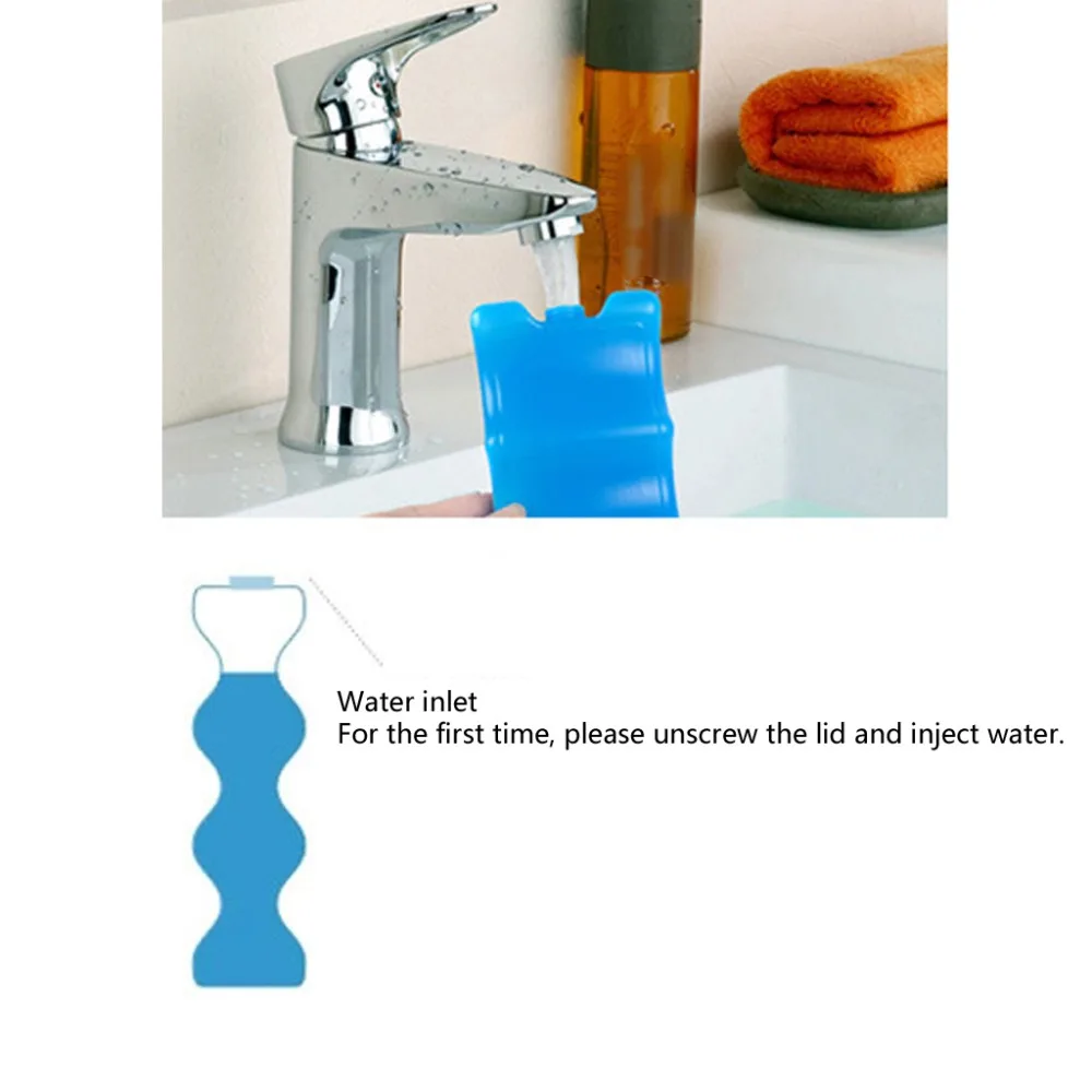 600 мл многоразовый ледяной кирпич блок охладитель для хранения молока сумка