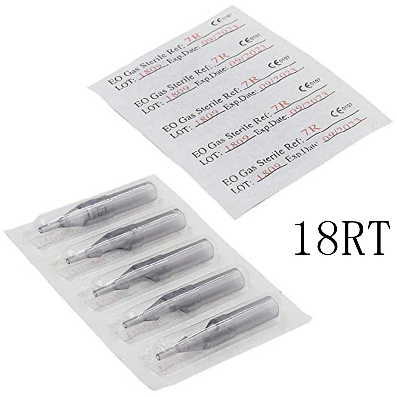 7М1 100 шт одноразовые наконечники татуировки для 3RL 5RL 7RL 9RL 3RS 5RS 7RS 9RS 5M1 7M1 иглы для татуировки круглые плоские/Magnum Sterileze - Номер модели: 7М1