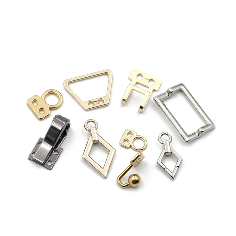 5 пар/лот тонкие кнопки для пряжки из цинкового сплава норковой шубы ветровка