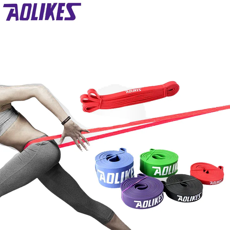 

5 Shaped Heavy Duty Rubber Loop Pull Rope Sports Stretch belt yoga rop Tension Wrist Harness Yoga rope Pilates Fitness Belt