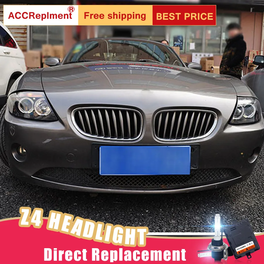 2 шт. светодиодный фары для BMW Z4 2004-2007 Автомобильные ангельские глазки комплект