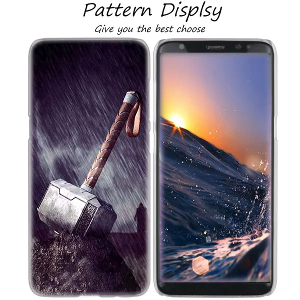 05 MLLSE Марвел герой Тор Горячий прозрачный жесткий чехол для samsung Galaxy S10 Lite S9 S8 Plus S7 S6 Edge S5 S4 Mini чехол - Цвет: 05