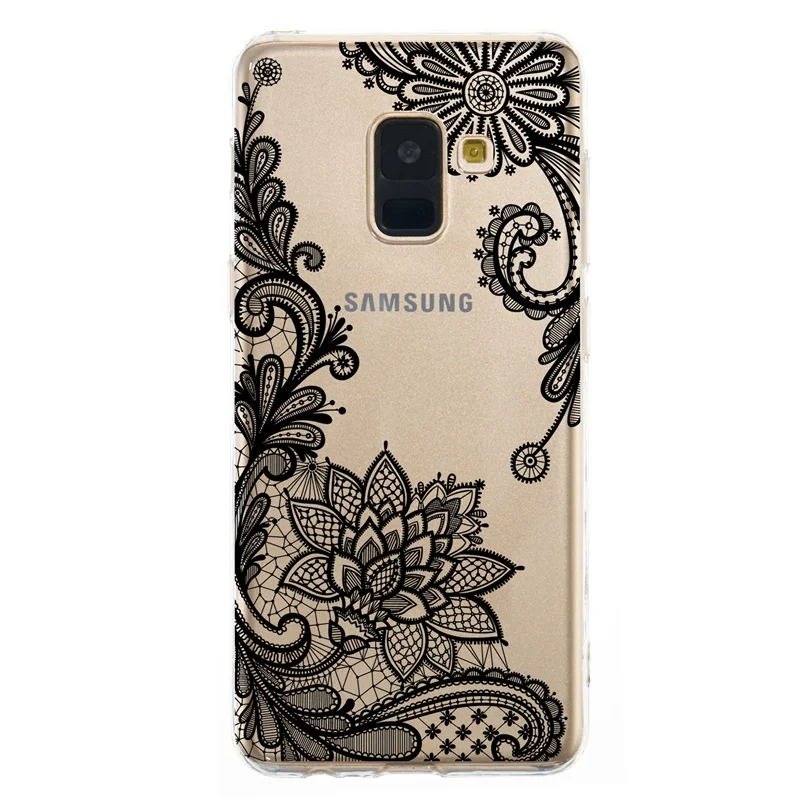 Чехол для Samsung Galaxy A8 2018 прозрачный Ультратонкий Мягкий чехол из ТПУ с