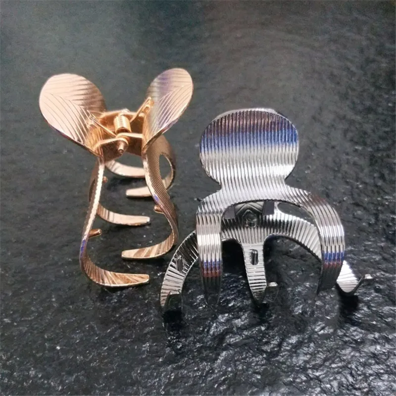 Модные Простые Когти для волос в виде черного краба женщин и девочек Новые