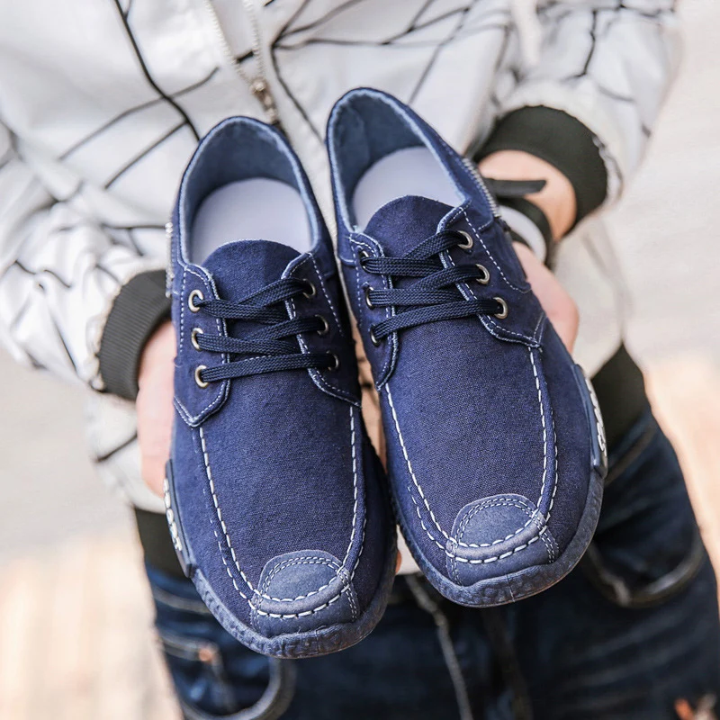 

Beanie shoes men 2019 Spring And Autumn New Lightweight Single Shoes Men Driving Casual Shoes With Canvas Men Shoes