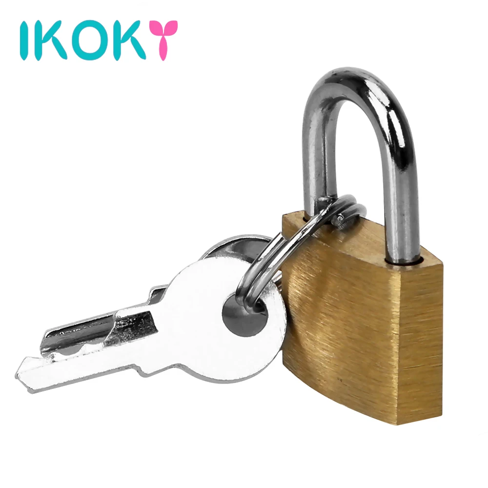 IKOKY замок верности SM бондаж игры для взрослых небольшой медный Эротические