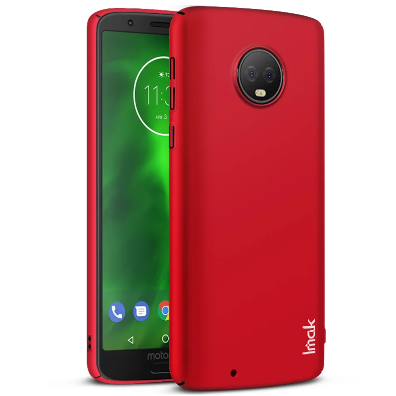 For Moto G6 case iMAK Jazz Slim SKin Tactility Hard Phone Motorola Plus |
