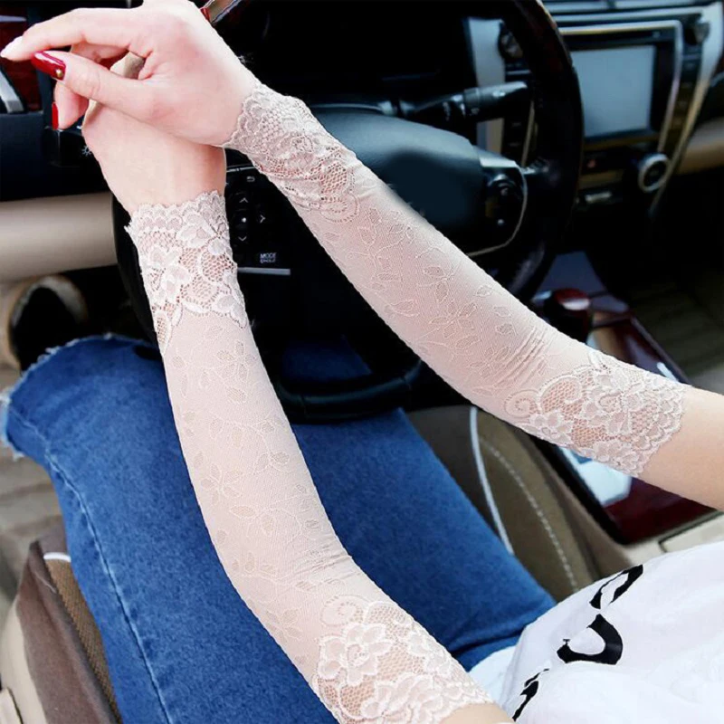 38 см летние перчатки для рук с защитой от ультрафиолета женские сексуальные