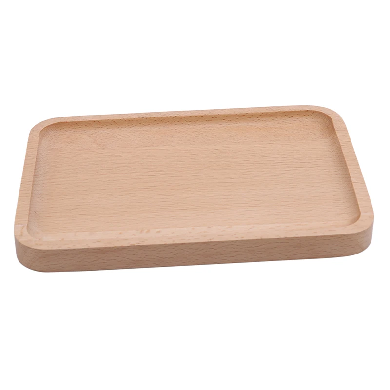Round/square wooden cake tray kitchen baking dessert hotel delivery dining gadget | Дом и сад