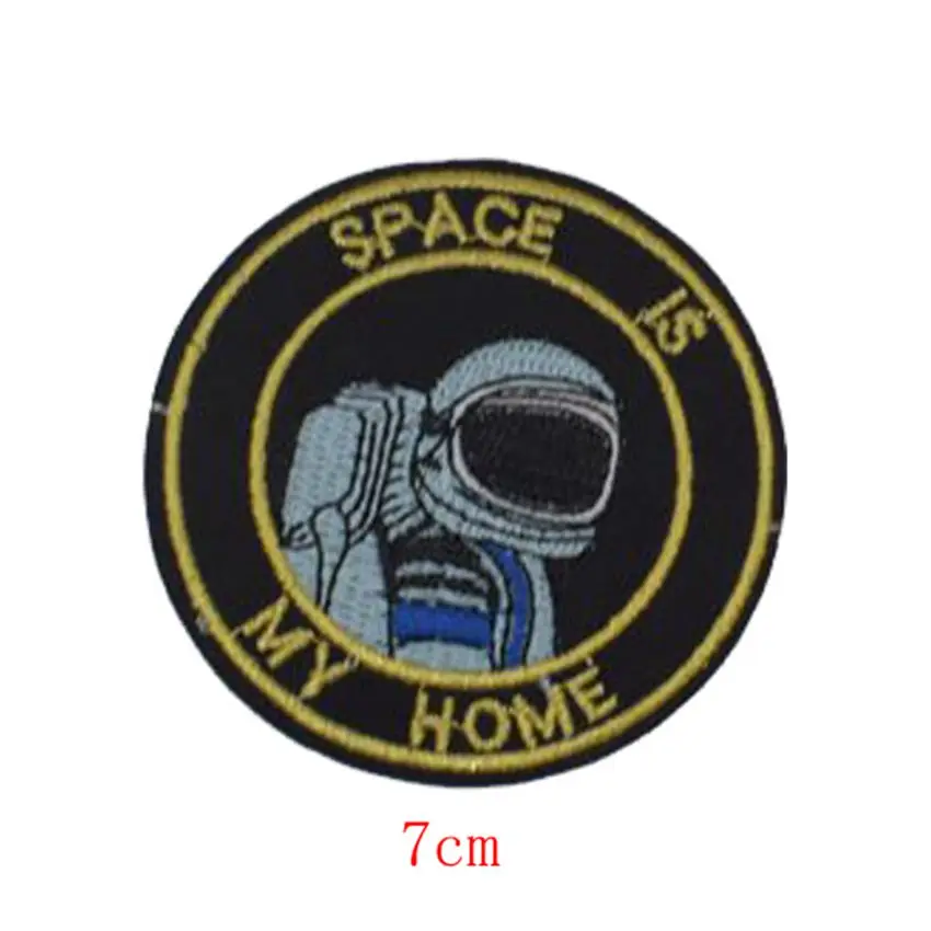GB1-PCS-N-43 Новые нашивки Бэтмена, лошади, Скорпиона, космоса, черепа, кота, мира для одежды, лоскутные вышитые аппликации, наклейки для одежды, значок - Цвет: GB1-PCS-N-43