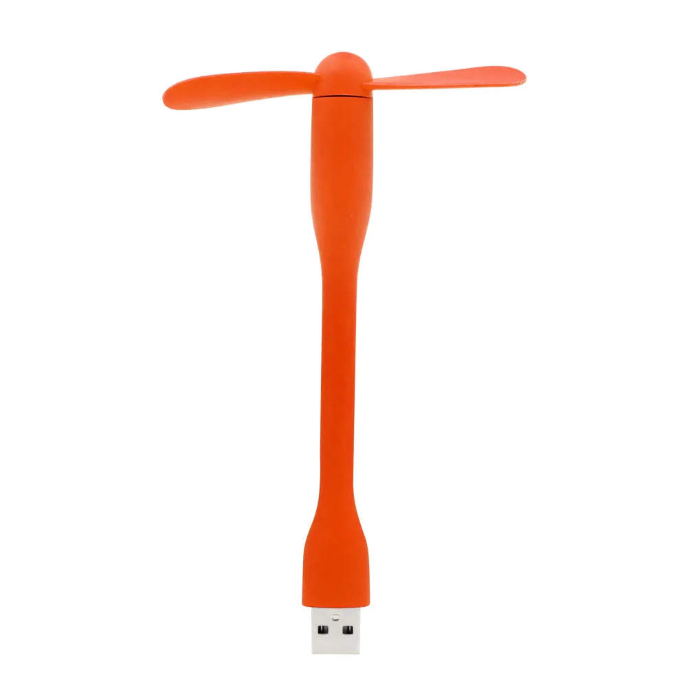 Orange Портативный 6 цветов мини охлаждающий USB вентилятор Micro USB 2,0 вентиляторы гибкий летний гаджет Высокое качество для планшетов power Bank ноутбуков - Цвет: Orange