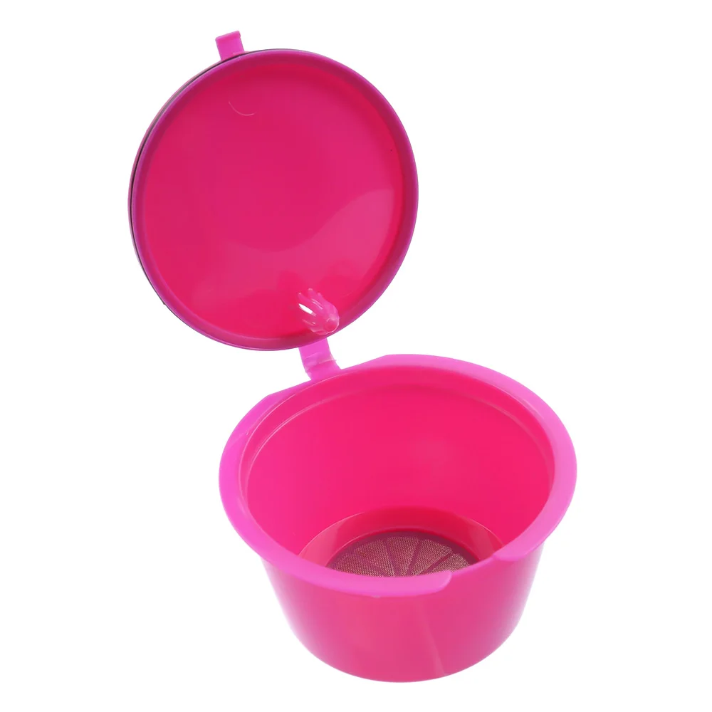 1 шт. Dolce Gusto капсулы многоразового использования многоразового капсула Nescafe dolce gusto чашки cafeteira Dolce Gusto Кофе капсулы с крышками Лидер продаж - Цвет: rose