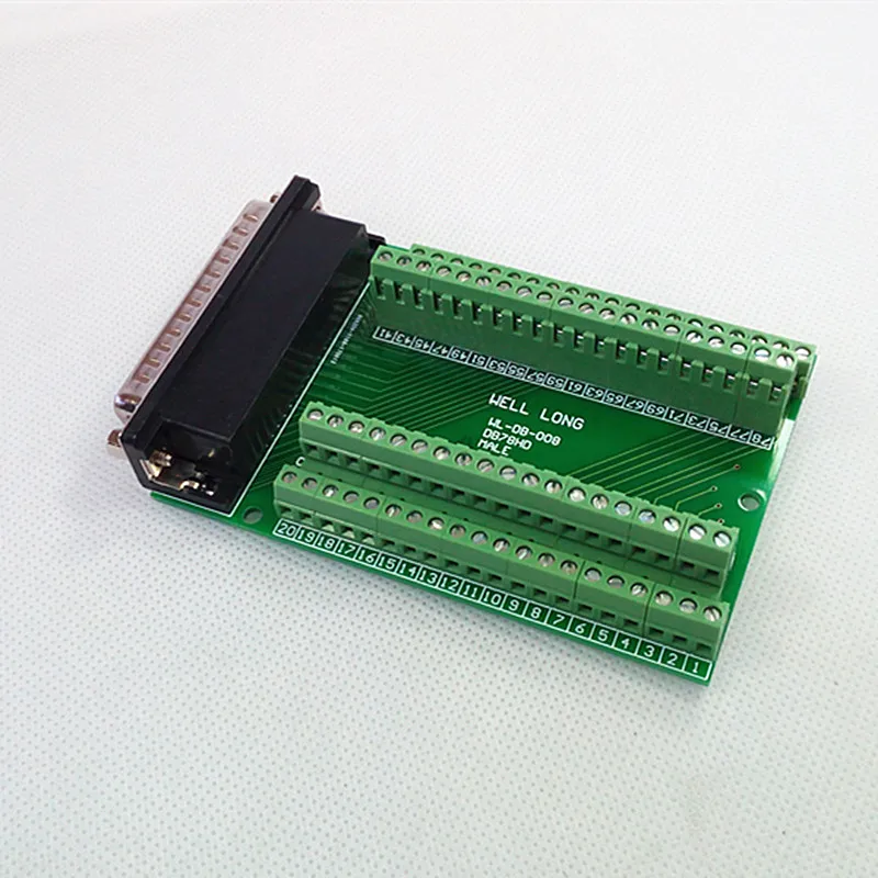 DB78 наружная секционная плата D'SUB Header модуль DSUB клеммного блока.|terminal block|board
