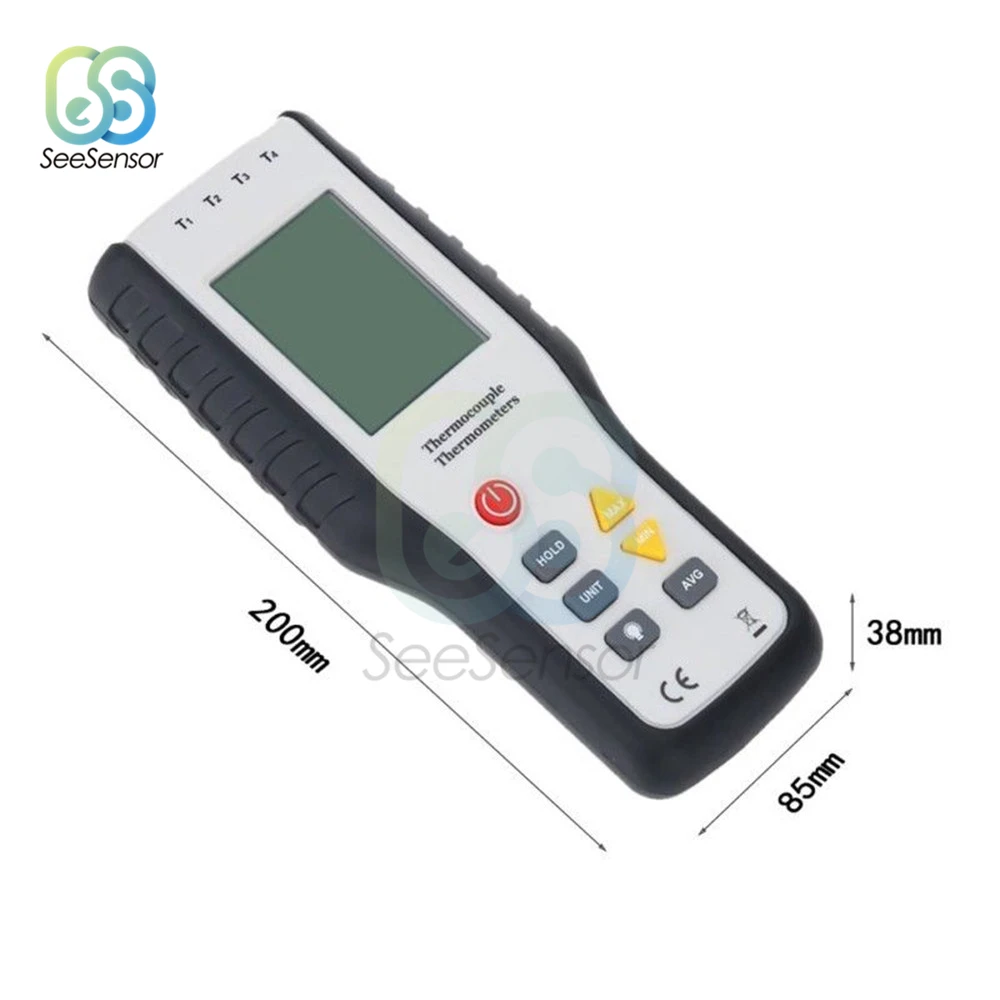 Цифровой датчик термопары типа K 4 канальный термометр с термопарой промышленные