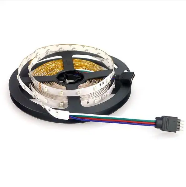 RGB Светодиодная лента 2835 3528 SMD гибкая светодиодная 60 светодиодов/м 5 м 12 В