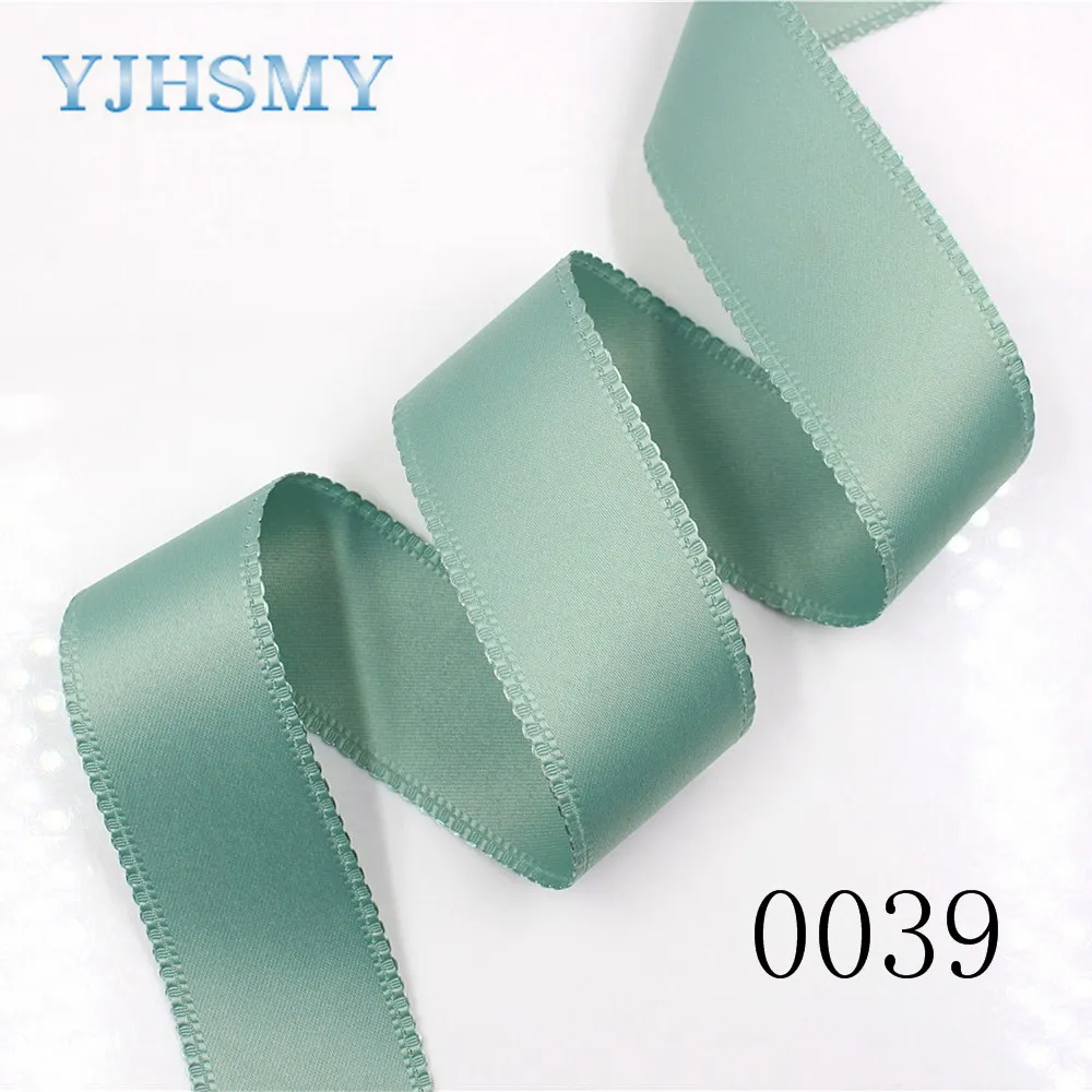 YJHSMY C-18130-224 38 мм 5 ярдов однотонные Двусторонние ленты для тиснения свадебные
