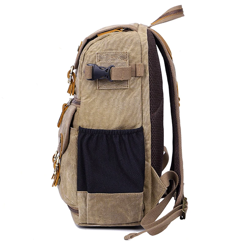 Сумка для камеры сумка ноутбука DSLR дорожный холщовый рюкзак Мужская