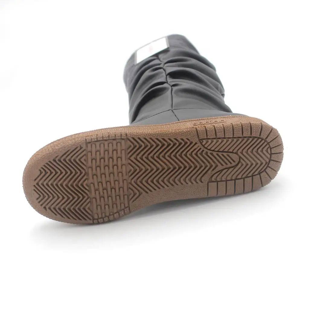 ENMAYLA/размеры 34-43, новые женские зимние сапоги на плоской подошве с круглым носком, модные зимние сапоги До Колена Для Женщин, повседневная обувь красивые сапоги на платформе