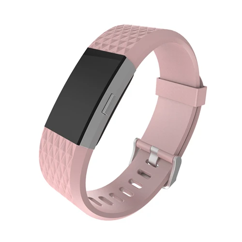 pink Браслет для браслета FitBit Charge 2 сменный ремешок Ремешок силиконовый браслет для Charge 2 наручный ремешок - Цвет: pink