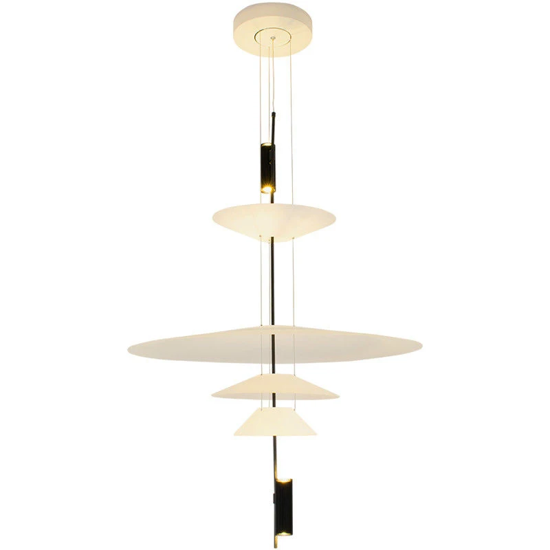 Современный акриловый светодиодный подвесной светильник лампа в виде тени для