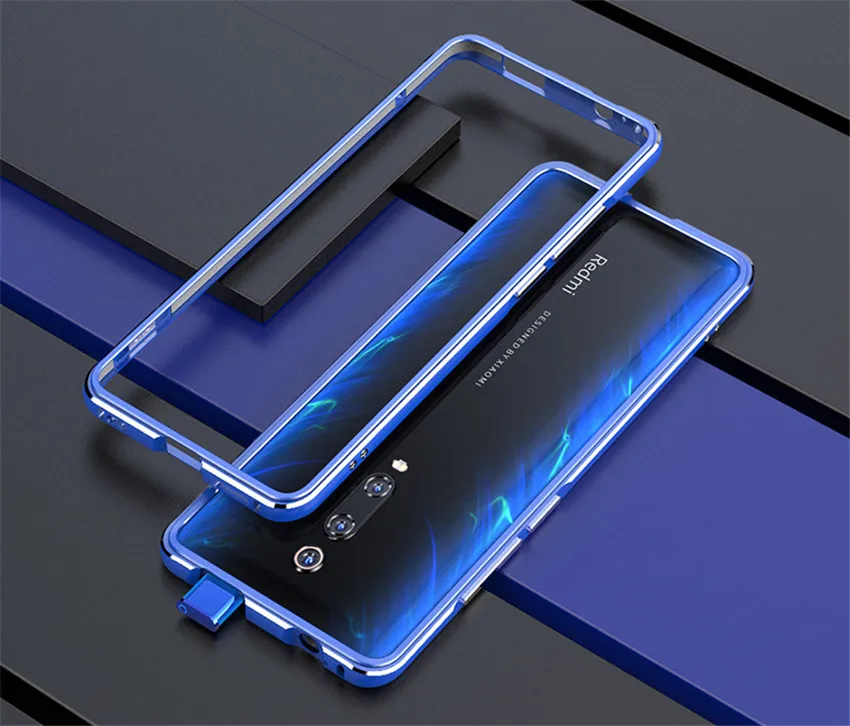 Для Xiao mi Red mi K20 Pro Чехол с металлической рамкой двойной цветной алюминиевый бампер Защитная крышка для Xiao mi Red mi K20 mi 9T Pro Чехол